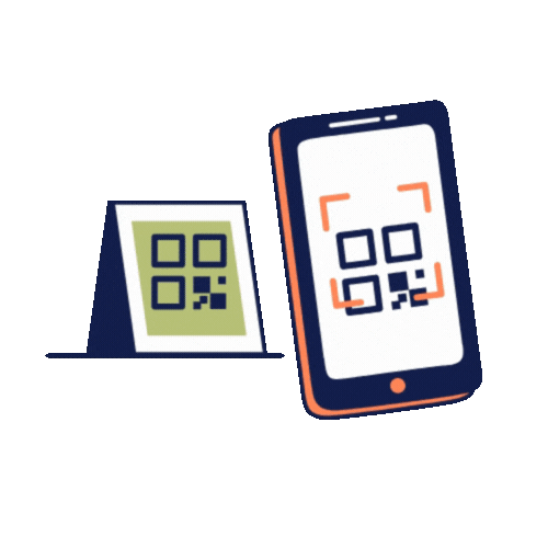 QR menu in action